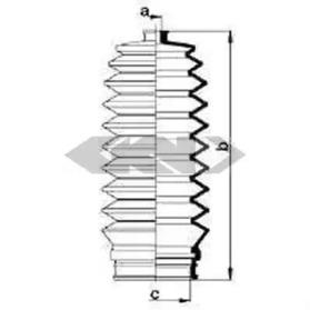 GKN-Spidan 83862 Пильник рульової рейки