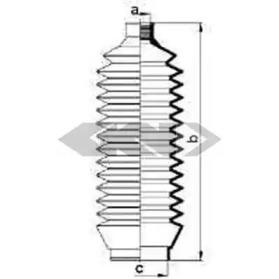 GKN-Spidan 83863 Пыльник рулевой рейки GKN-Spidan 83863 Пыльник рулевой рейки