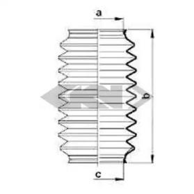 GKN-Spidan 83869 Пильник рульової рейки GKN-Spidan 83869 Пильник рульової рейки