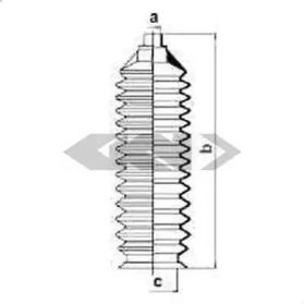 GKN-Spidan 83878 Пыльник рулевой рейки