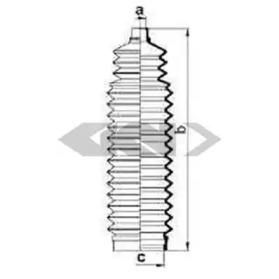 GKN-Spidan 83893 Пильник рульової рейки GKN-Spidan 83893 Пильник рульової рейки