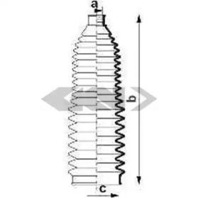 GKN-Spidan 83921 Пыльник рулевой рейки GKN-Spidan 83921 Пыльник рулевой рейки