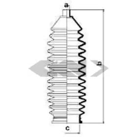 GKN-Spidan 83961 Пыльник рулевой рейки GKN-Spidan 83961 Пыльник рулевой рейки