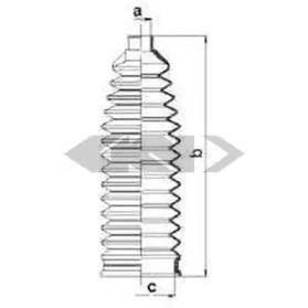 GKN-Spidan 83990 Пильник рульової рейки GKN-Spidan 83990 Пильник рульової рейки