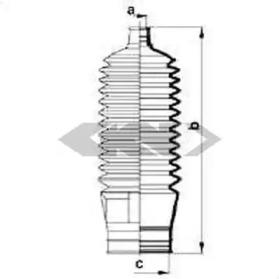 GKN-Spidan 84015 Пыльник рулевой рейки GKN-Spidan 84015 Пыльник рулевой рейки