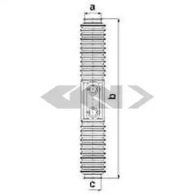 GKN-Spidan 84031 Пыльник рулевой рейки