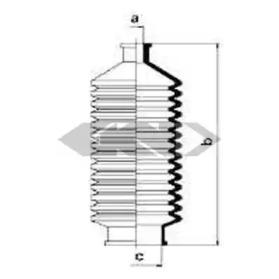 GKN-Spidan 84063 Пыльник рулевой рейки GKN-Spidan 84063 Пыльник рулевой рейки