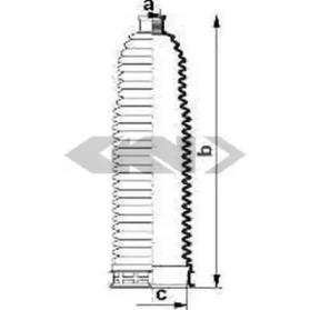 GKN-Spidan 84085 Пильник рульової рейки GKN-Spidan 84085 Пильник рульової рейки