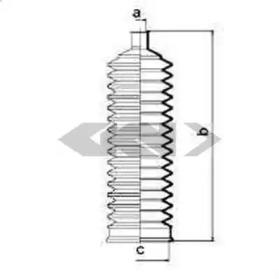 GKN-Spidan 84096 Пыльник рулевой рейки
