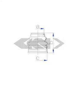 GKN-Spidan 84106 Пыльник рулевой рейки