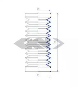 GKN-Spidan 84115 Пыльник рулевой рейки