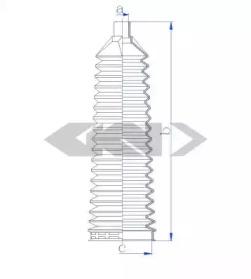 GKN-Spidan 84116 Пыльник рулевой рейки GKN-Spidan 84116 Пыльник рулевой рейки