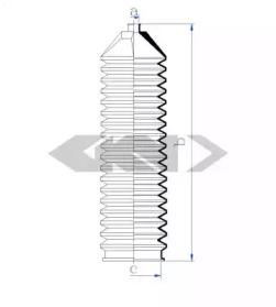 GKN-Spidan 84118 Пильник рульової рейки
