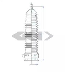 GKN-Spidan 84138 Пыльник рулевой рейки GKN-Spidan 84138 Пыльник рулевой рейки