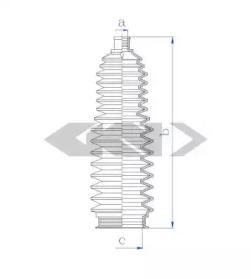 GKN-Spidan 84143 Пильник рульової рейки GKN-Spidan 84143 Пильник рульової рейки
