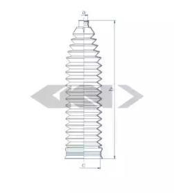GKN-Spidan 84144 Пыльник рулевой рейки GKN-Spidan 84144 Пыльник рулевой рейки