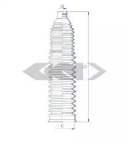 GKN-Spidan 84153 Пыльник рулевой рейки GKN-Spidan 84153 Пыльник рулевой рейки