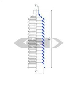 GKN-Spidan 84154 Пыльник рулевой рейки