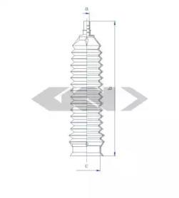 GKN-Spidan 84163 Пильник рульової рейки