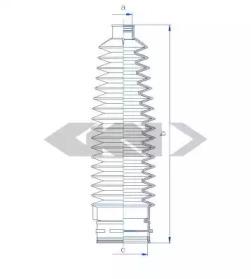 GKN-Spidan 84170 Пильник рульової рейки GKN-Spidan 84170 Пильник рульової рейки