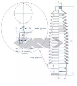GKN-Spidan 84171 Пильник рульової рейки GKN-Spidan 84171 Пильник рульової рейки