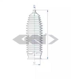 GKN-Spidan 84173 Пильник рульової рейки