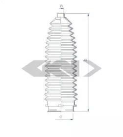 GKN-Spidan 84189 Пыльник рулевой рейки GKN-Spidan 84189 Пыльник рулевой рейки