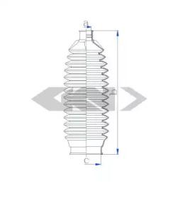 GKN-Spidan 84196 Пыльник рулевой рейки