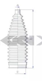 GKN-Spidan 84245 Пыльник рулевой рейки