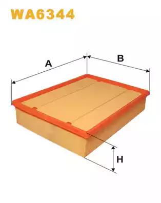 Wix Filters WA6344 Фільтр повітряний Wix Filters WA6344 Фільтр повітряний