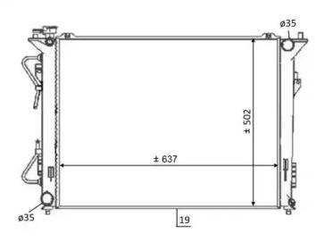 Wilmink Group WG1723612 Радіатор охолодження двигуна