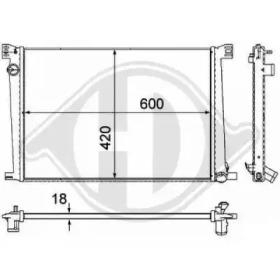 Diederichs 8120507 Радіатор Diederichs 8120507 Радіатор