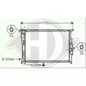 Diederichs 8121604 Oil cooler gasket Diederichs 8121604 Oil cooler gasket