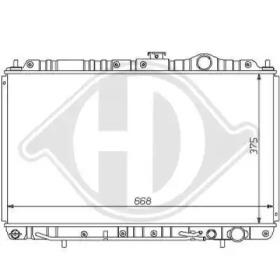 Diederichs 8122126 Радіатор охолодження двигуна Diederichs 8122126 Радіатор охолодження двигуна
