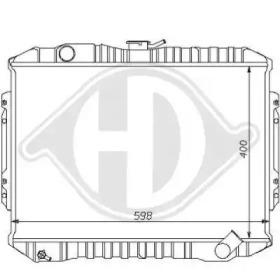 Diederichs 8122137 Радіатор Diederichs 8122137 Радіатор