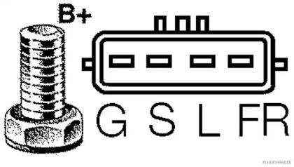 Jakoparts J5115081 Alternator assy Jakoparts J5115081 Alternator assy
