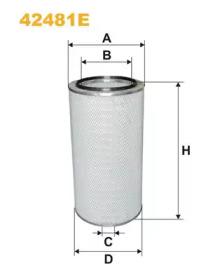 Wix Filters 42481E Фильтр воздушный