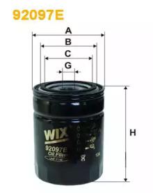 Wix Filters 92097E Oil filter Wix Filters 92097E Oil filter