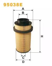 Wix Filters 95038E Фільтр паливний Wix Filters 95038E Фільтр паливний