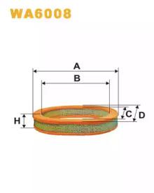 Wix Filters WA6008 Фільтр повітряний
