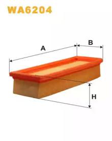 Wix Filters WA6204 Фильтр воздушный Wix Filters WA6204 Фильтр воздушный