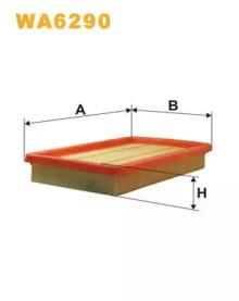 Wix Filters WA6290 Фільтр повітряний Wix Filters WA6290 Фільтр повітряний