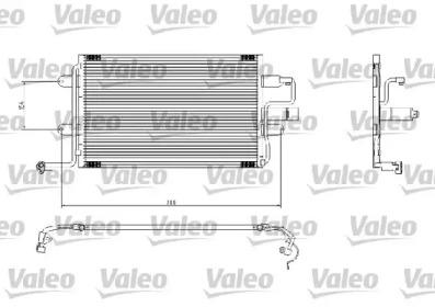 Valeo 817244 Випаровувач кондиціонера Valeo 817244 Випаровувач кондиціонера