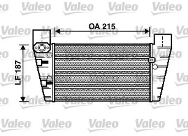 Valeo 817867 Радиатор интеркуллера Valeo 817867 Радиатор интеркуллера
