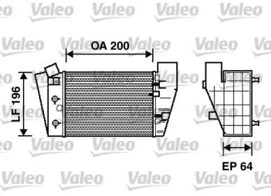 Valeo 817869 Радиатор интеркуллера Valeo 817869 Радиатор интеркуллера