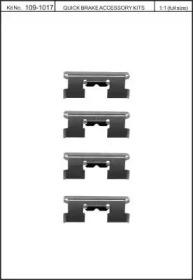 Kawe 109-1017 Spring set disc brake