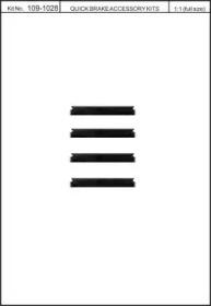 Kawe 109-1028 Монтажний комплект гальмівних колодок Kawe 109-1028 Монтажний комплект гальмівних колодок