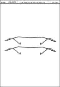 Kawe 109-1180 Spring set disc brake Kawe 109-1180 Spring set disc brake