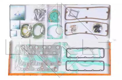 NRF 77001 Прокладки двигуна комплект