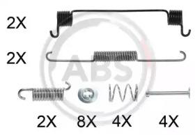 A.B.S. 0561Q Монтажний комплект гальмівних колодок A.B.S. 0561Q Монтажний комплект гальмівних колодок